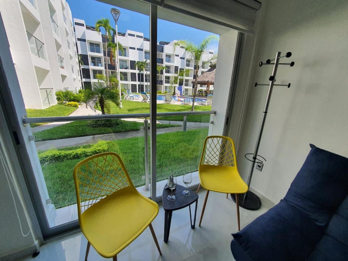 דירות Departamento De Lujo En Manzanillo, Planta Baja Frente A La Alberca מראה חיצוני תמונה
