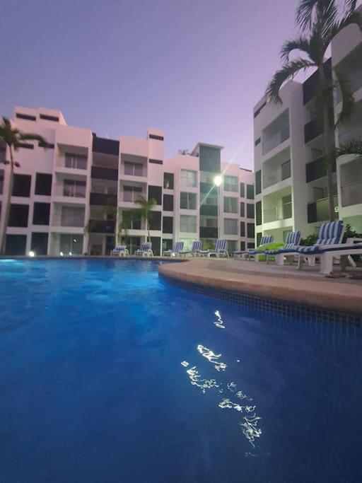 דירות Departamento De Lujo En Manzanillo, Planta Baja Frente A La Alberca מראה חיצוני תמונה