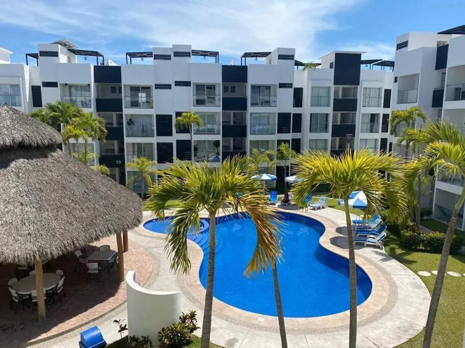 דירות Departamento De Lujo En Manzanillo, Planta Baja Frente A La Alberca מראה חיצוני תמונה